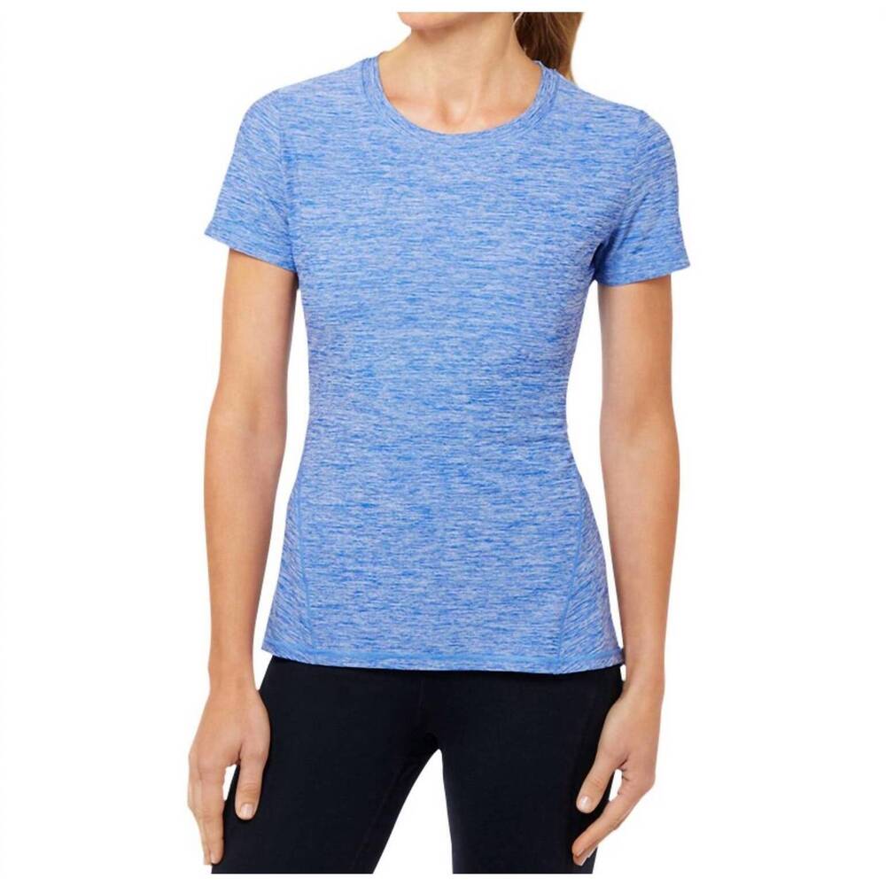 NEW SHAPE ACTIVE short sleeve trail tee in amparo blue